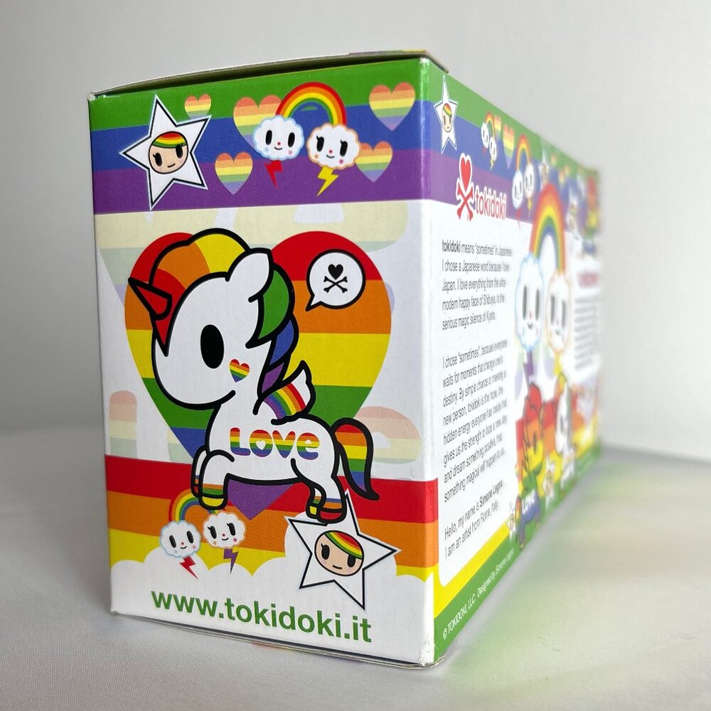 Tokidoki Unicorno Pride Love Exclusive 2 Pack Rainbow Unicorn 2017 New Sealed - Picture 3 of 5